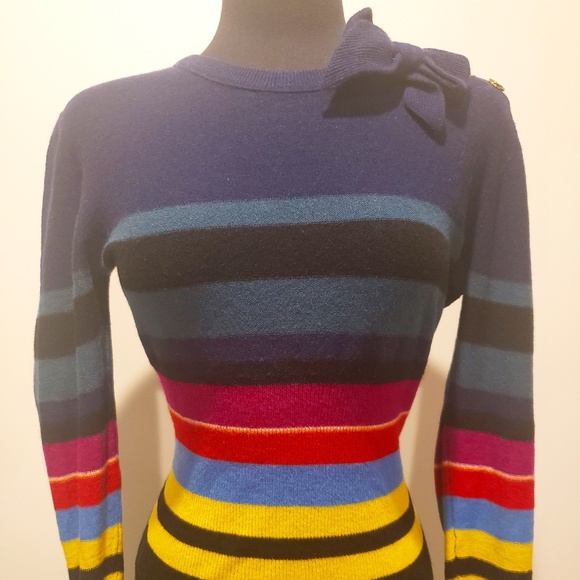 Sonia Rykiel Paris Vintage Stripe sweater XS - Picture 1 of 10